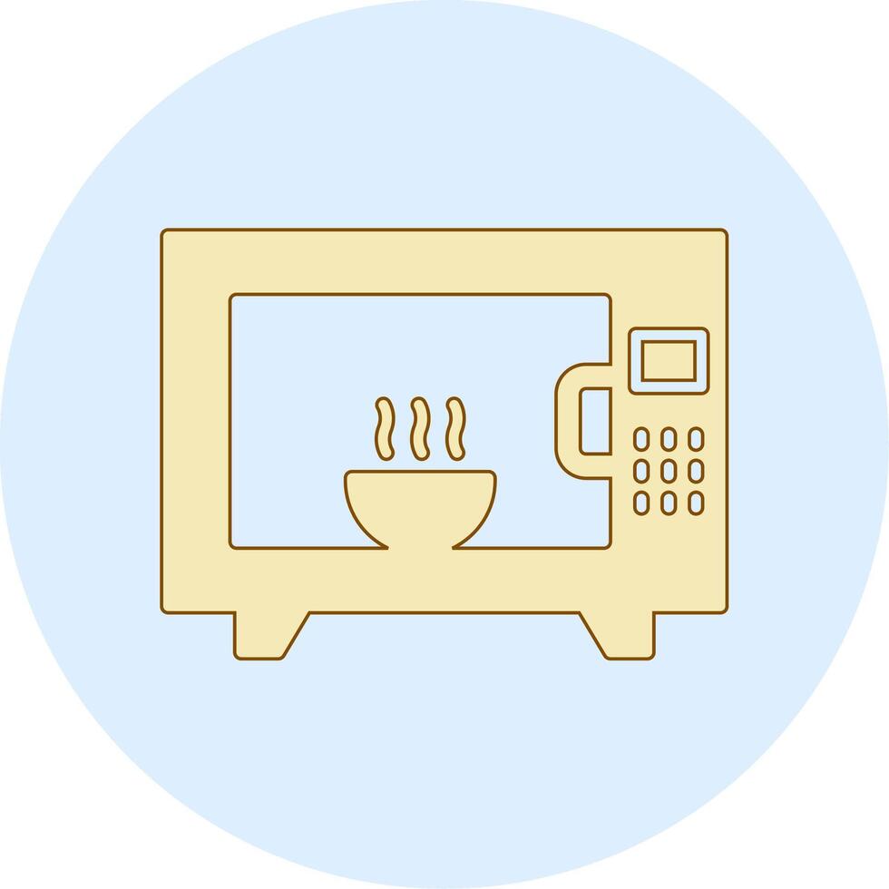 Microwave Oven Vecto Icon vector