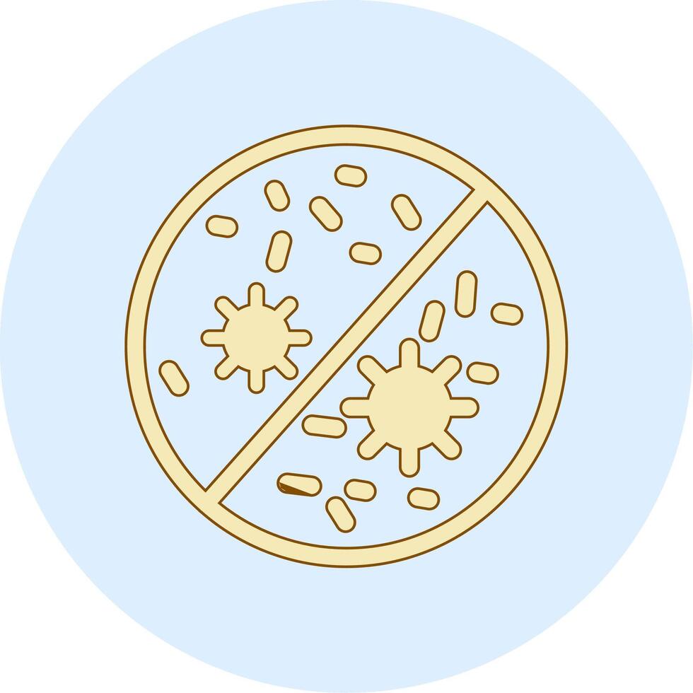 antibacteriano vecto icono vector