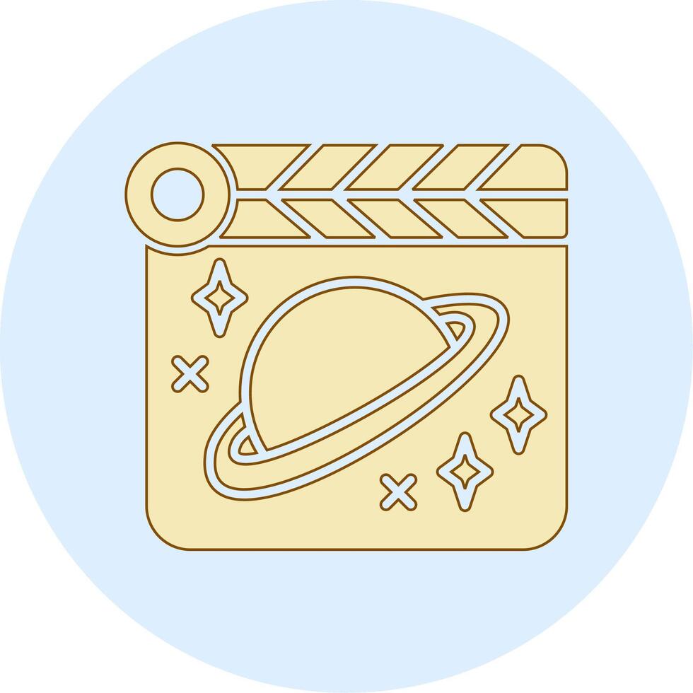 espacio película vecto icono vector