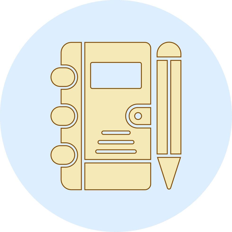 NoteBook Vecto Icon vector