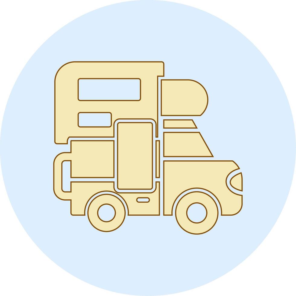 camper vecto icono vector