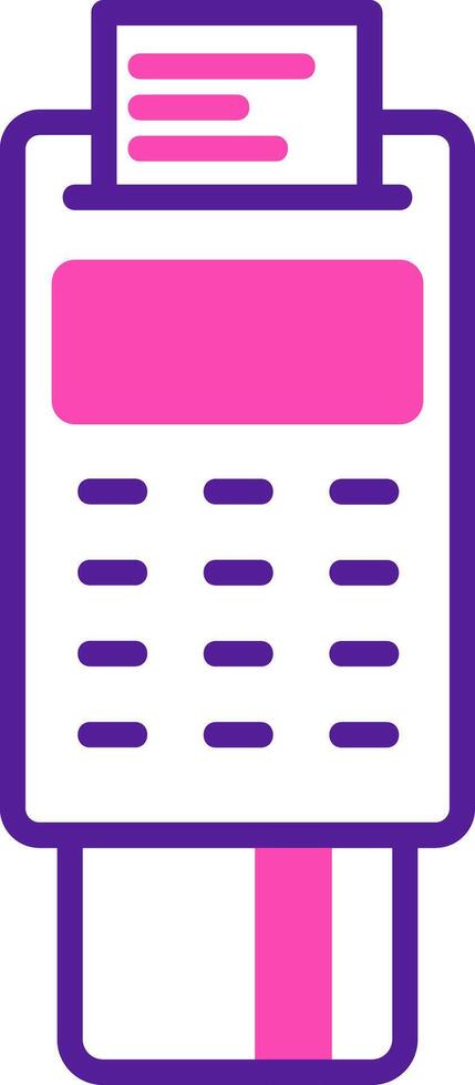 Pos Terminal Vecto Icon vector