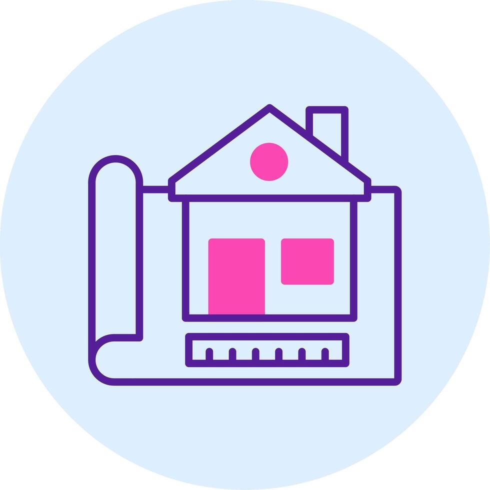 Construction Drawing Vecto Icon vector