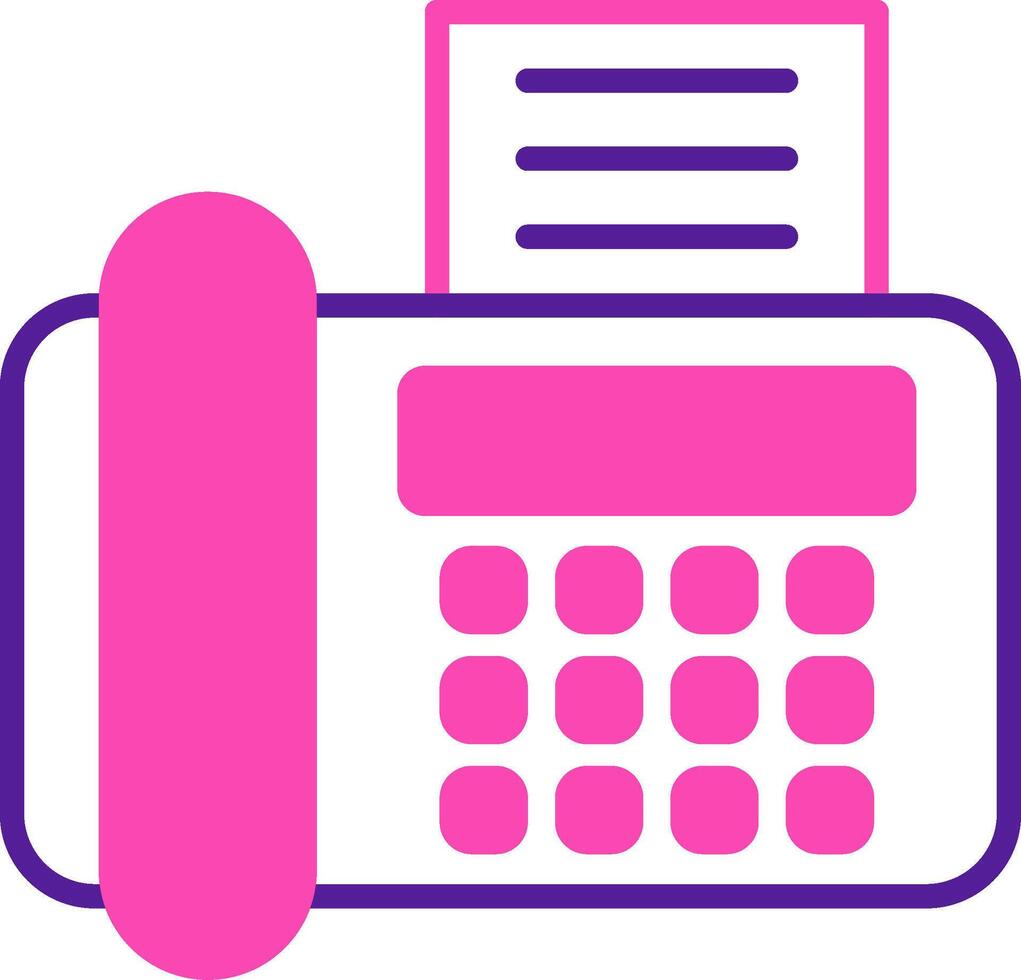 Fax Machine Vecto Icon vector