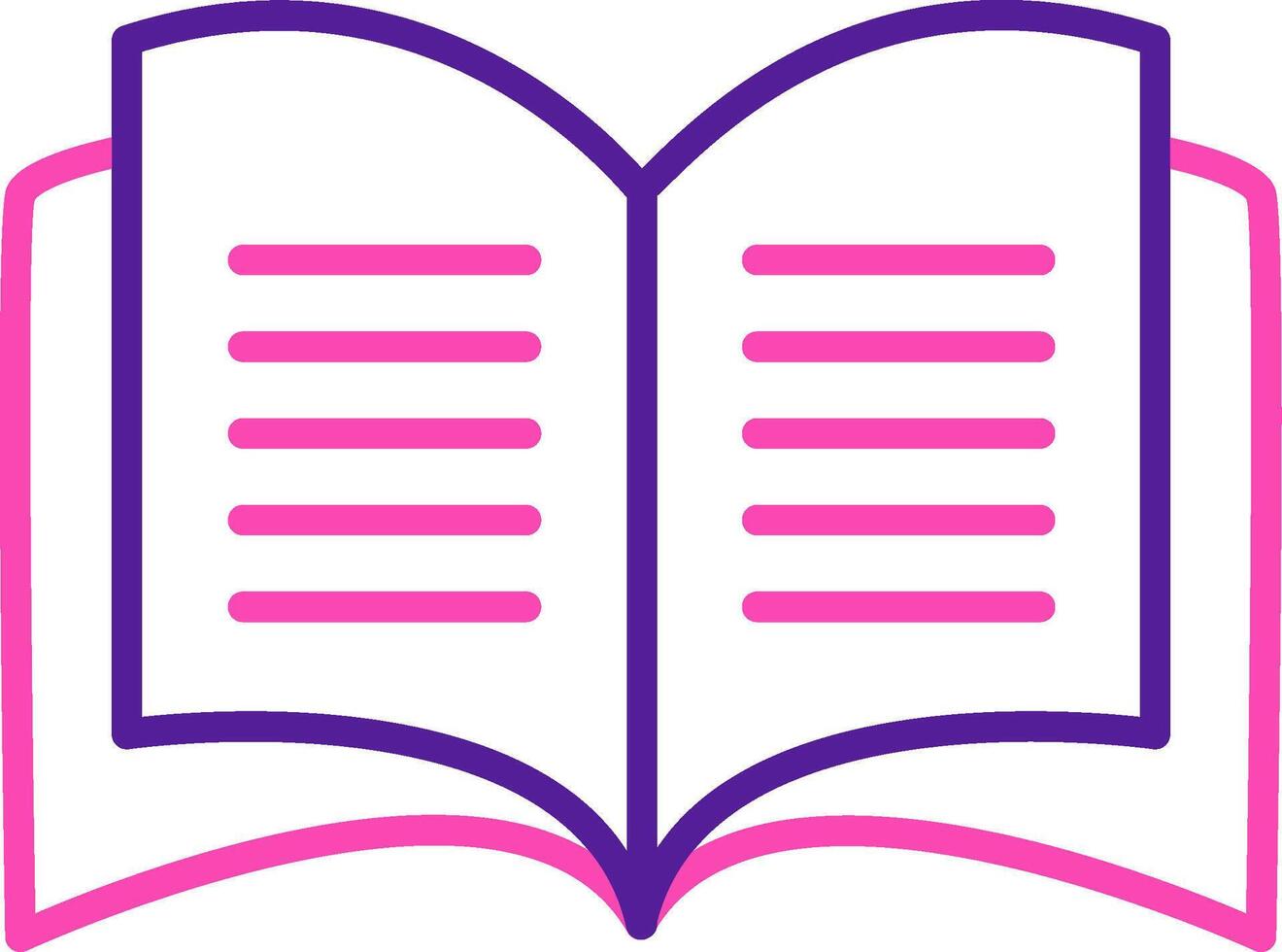 Open Book Vecto Icon vector