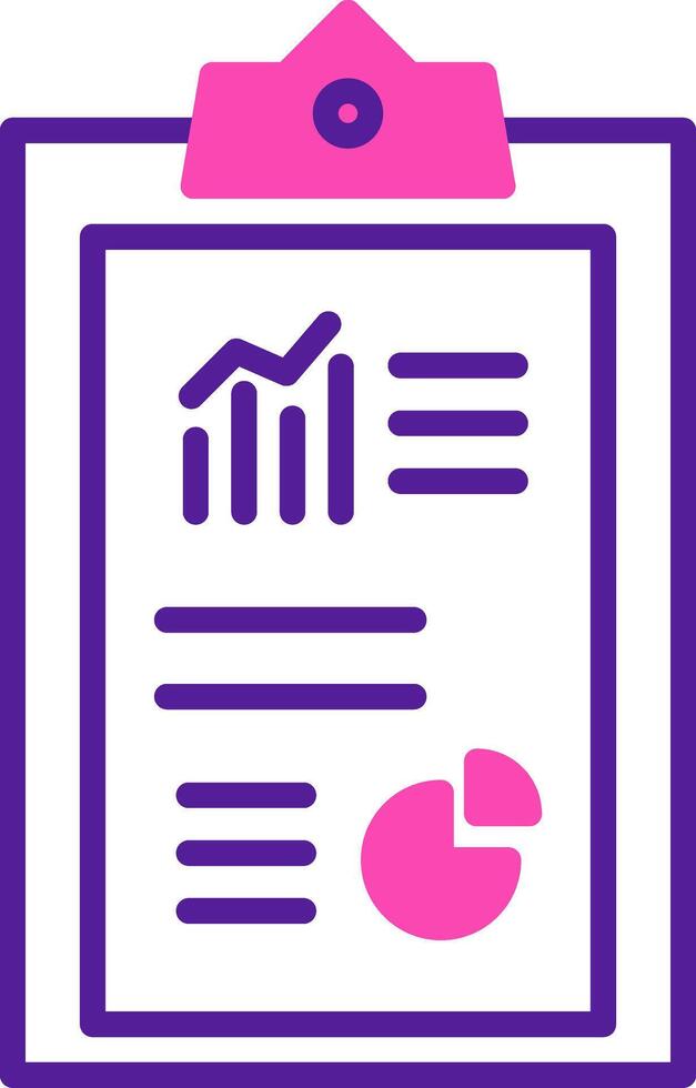 Work Report Vecto Icon vector