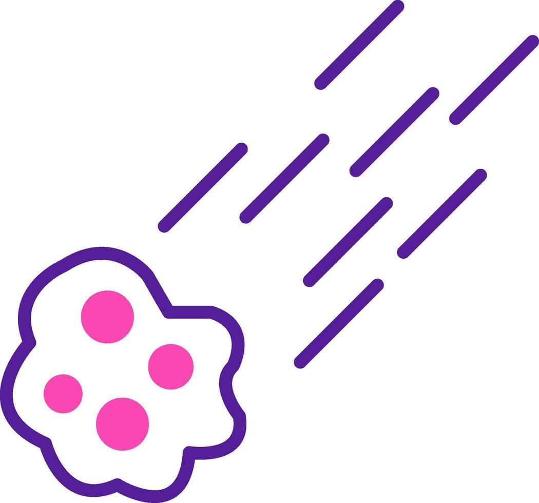 Meteor Vecto Icon vector