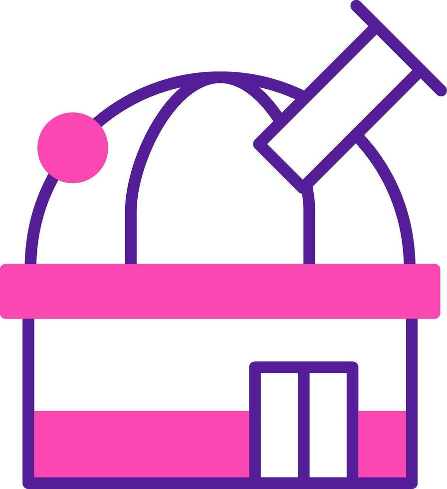 Space Observatory Vecto Icon vector
