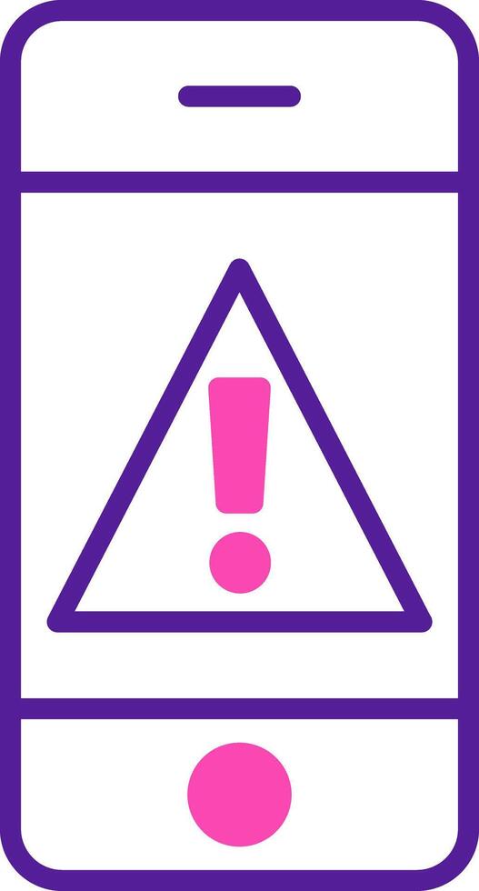 Mobile Alert Vecto Icon vector