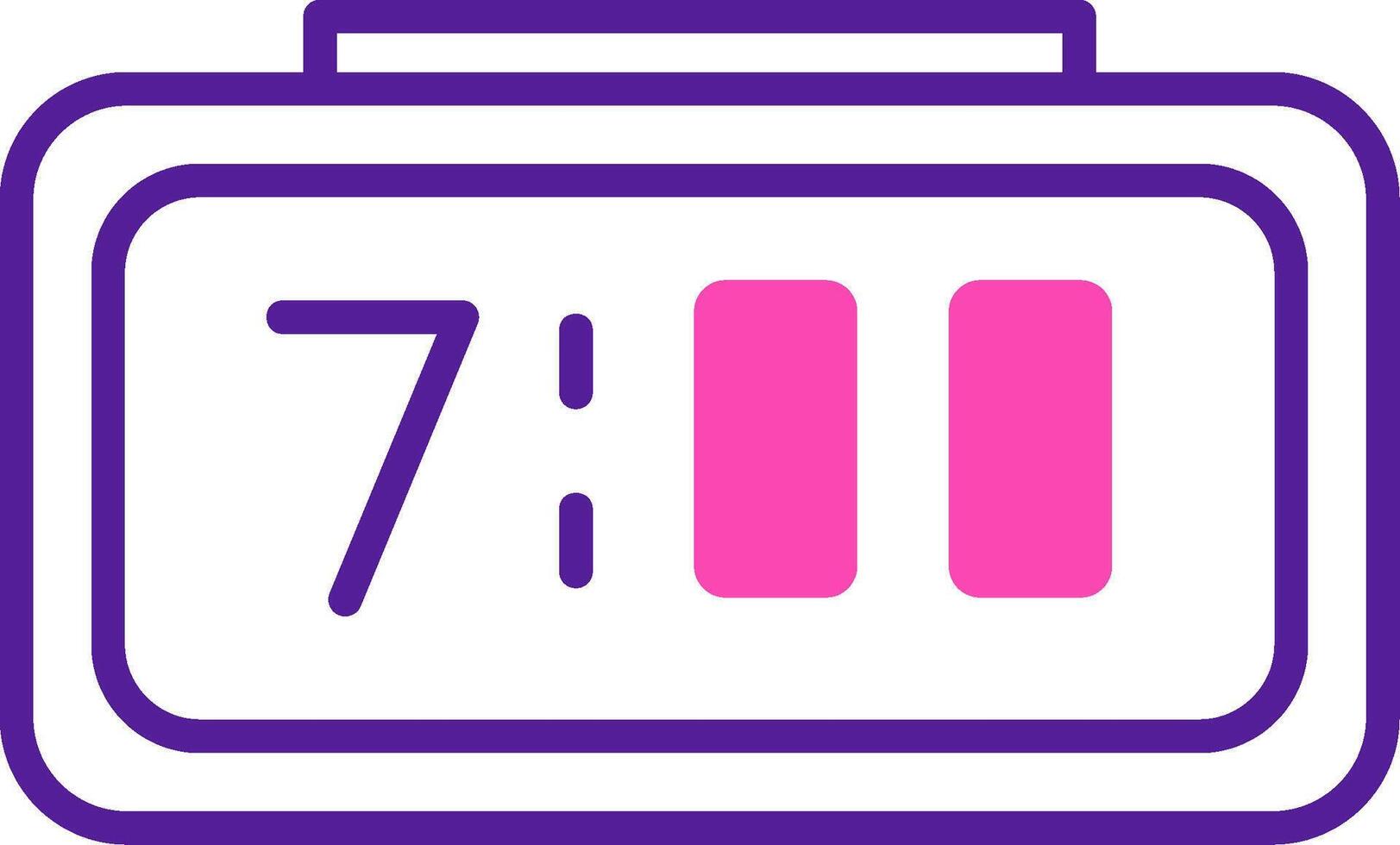 Digital Clock Vecto Icon vector