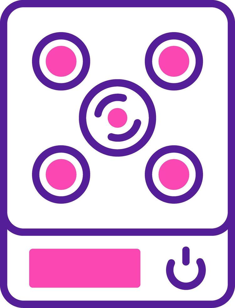 Induction Stove Vecto Icon vector