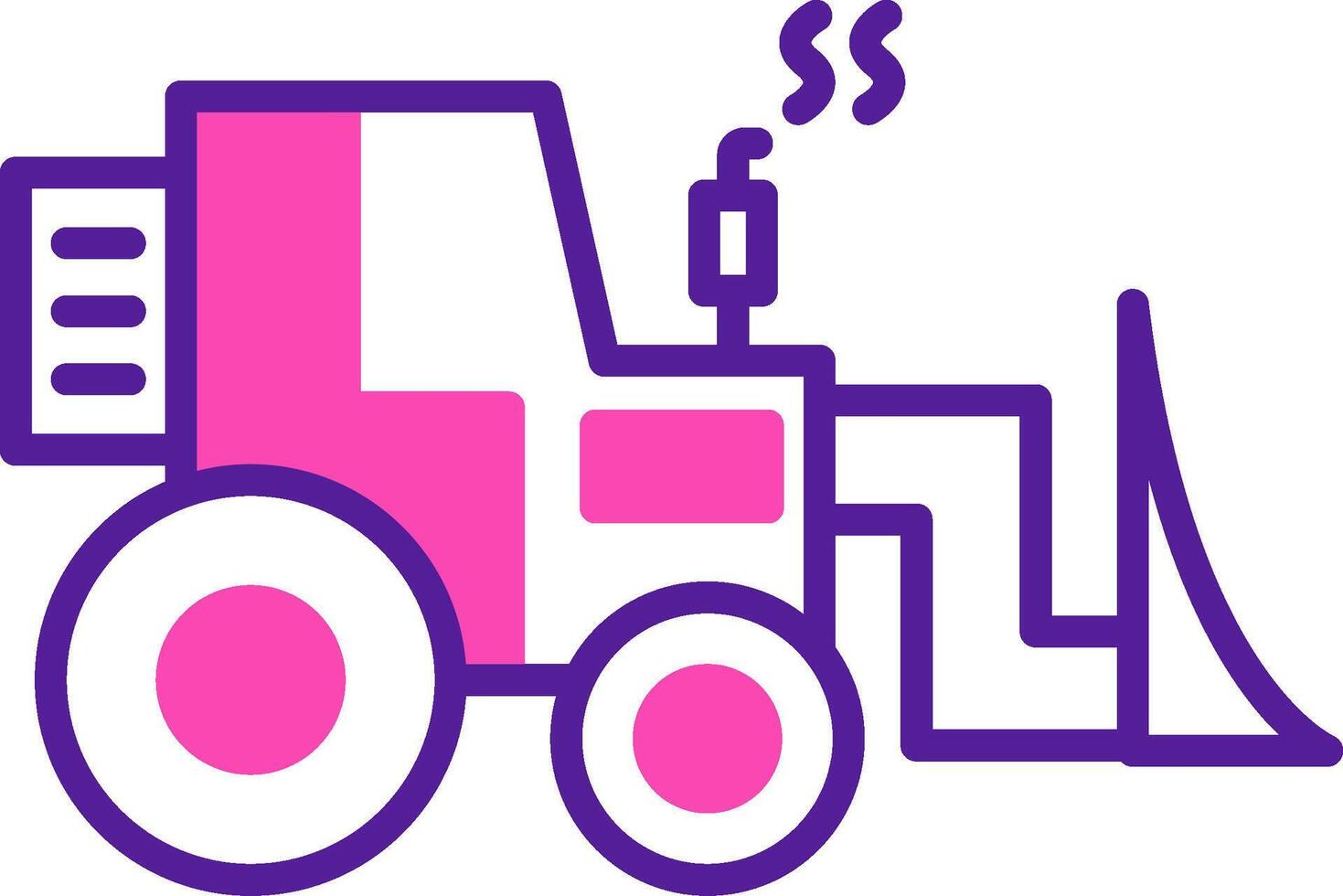 Bulldozer Vecto Icon vector