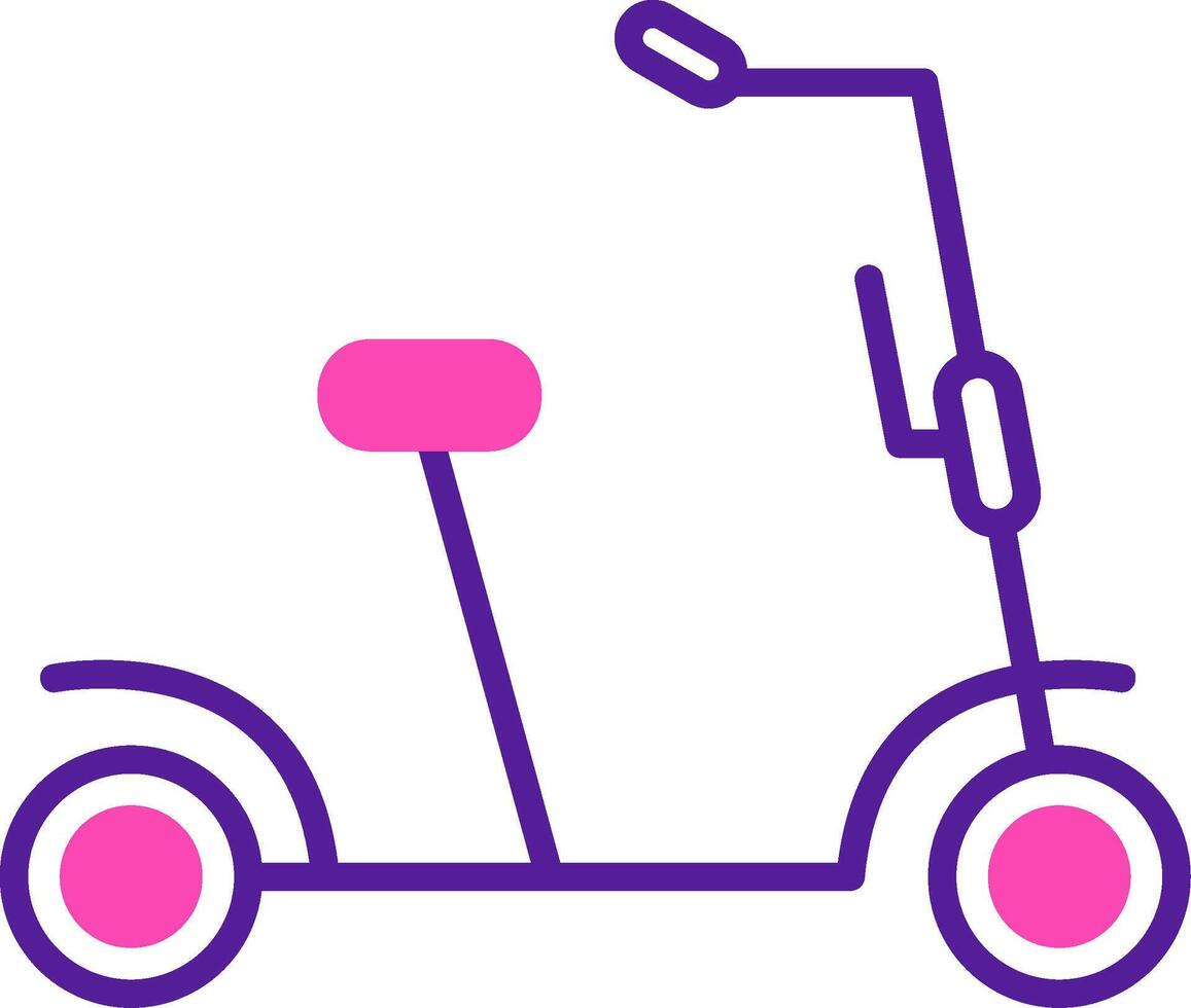 Kick Scooter Vecto Icon vector