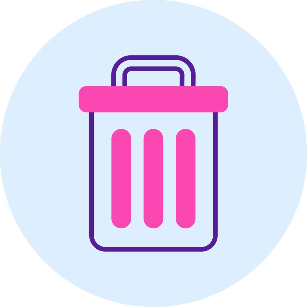 Trash Bin Vecto Icon vector