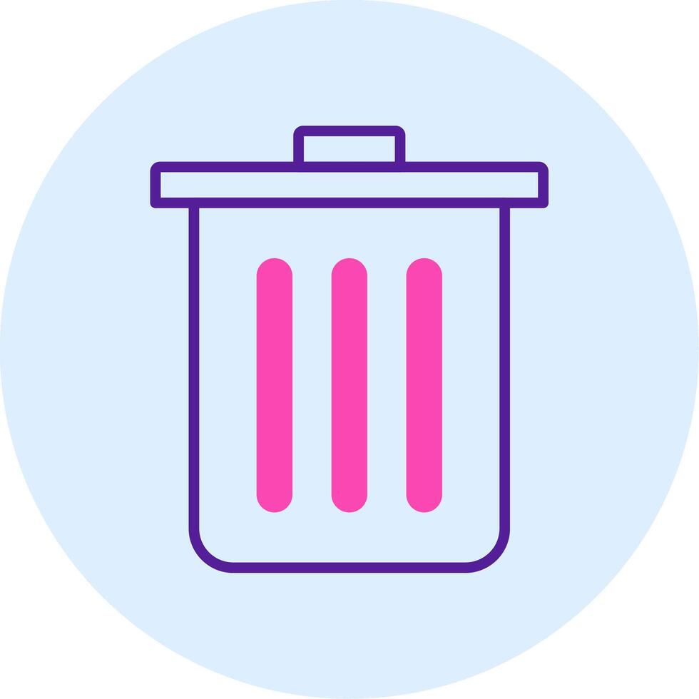 Dustbin Vecto Icon vector