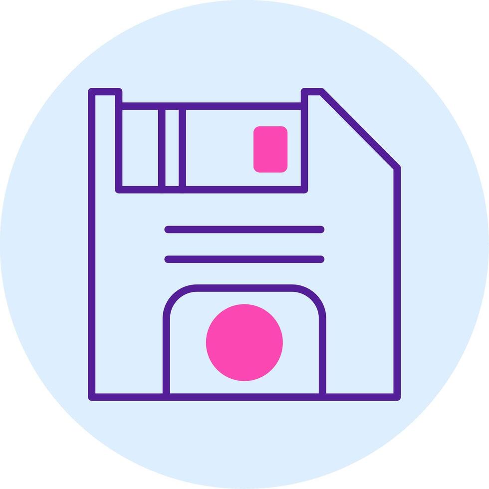 Floppy Disk Vecto Icon vector