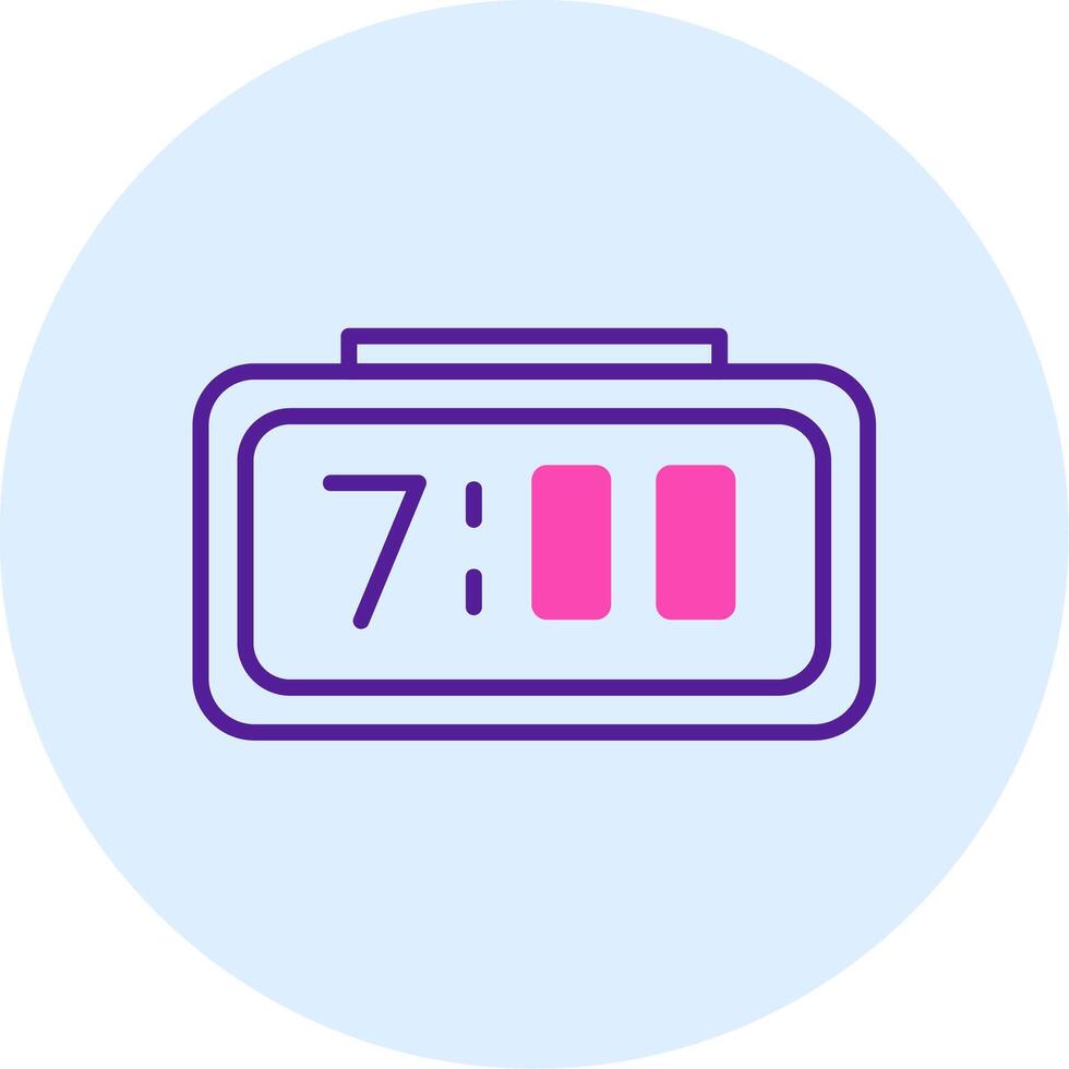 Digital Clock Vecto Icon vector