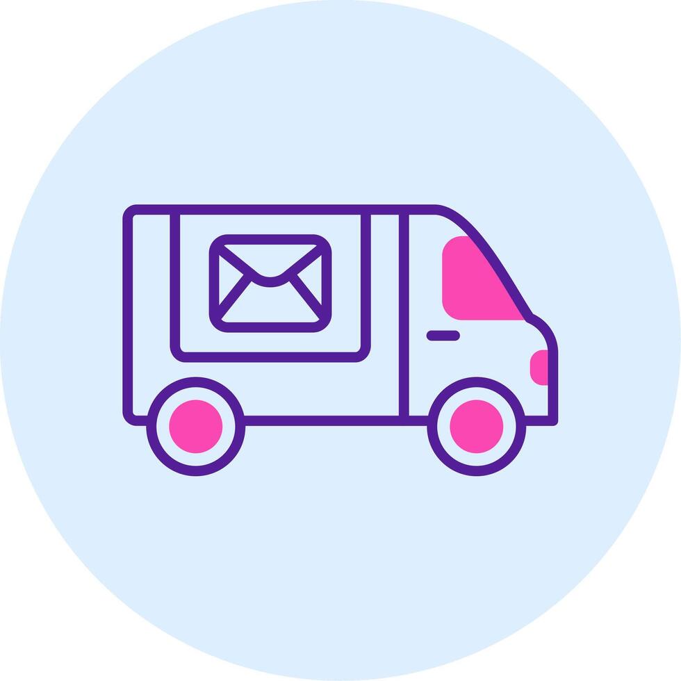 Postal Delivery Vecto Icon vector