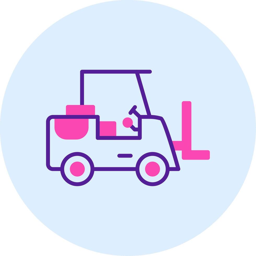 Forklift Vecto Icon vector