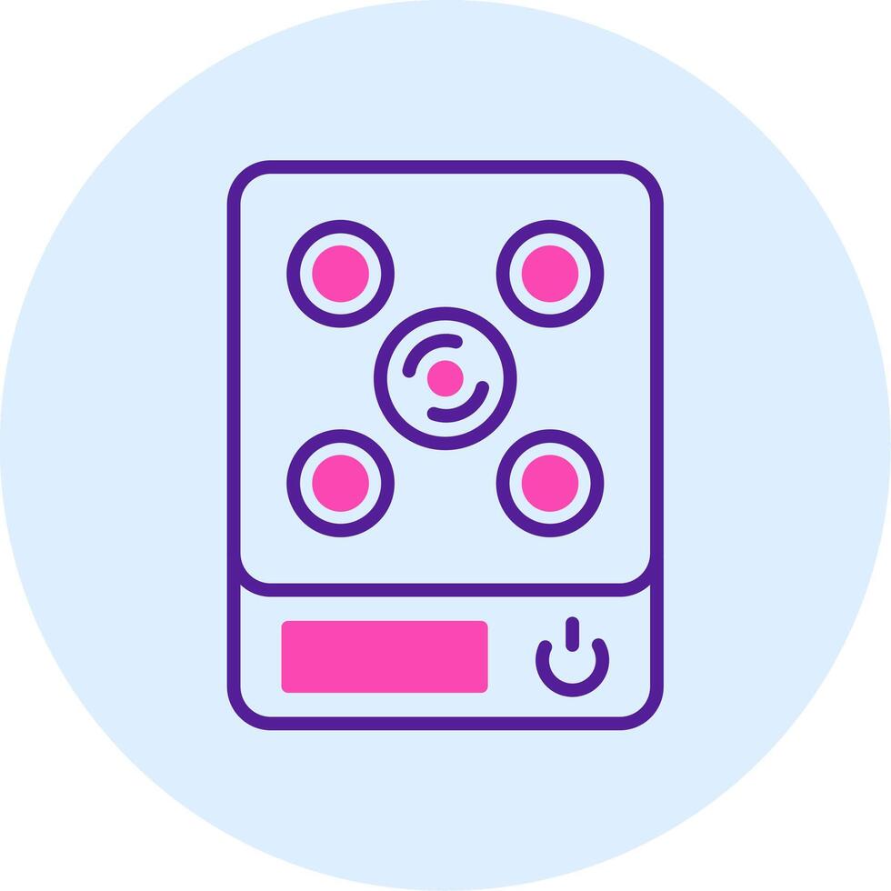 Induction Stove Vecto Icon vector