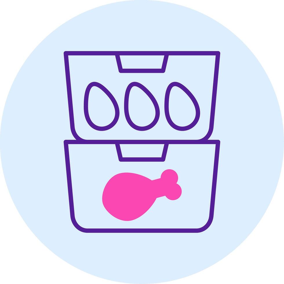 Food Containers Vecto Icon vector