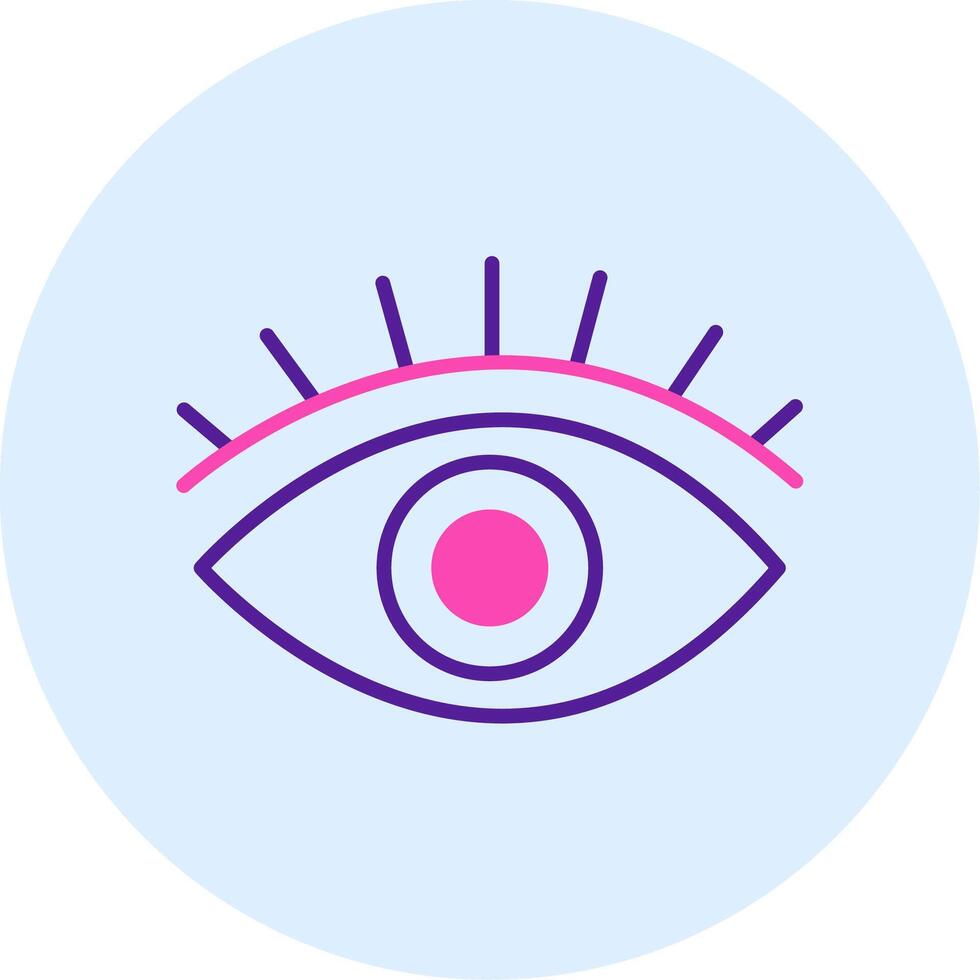 ojo vecto icono vector