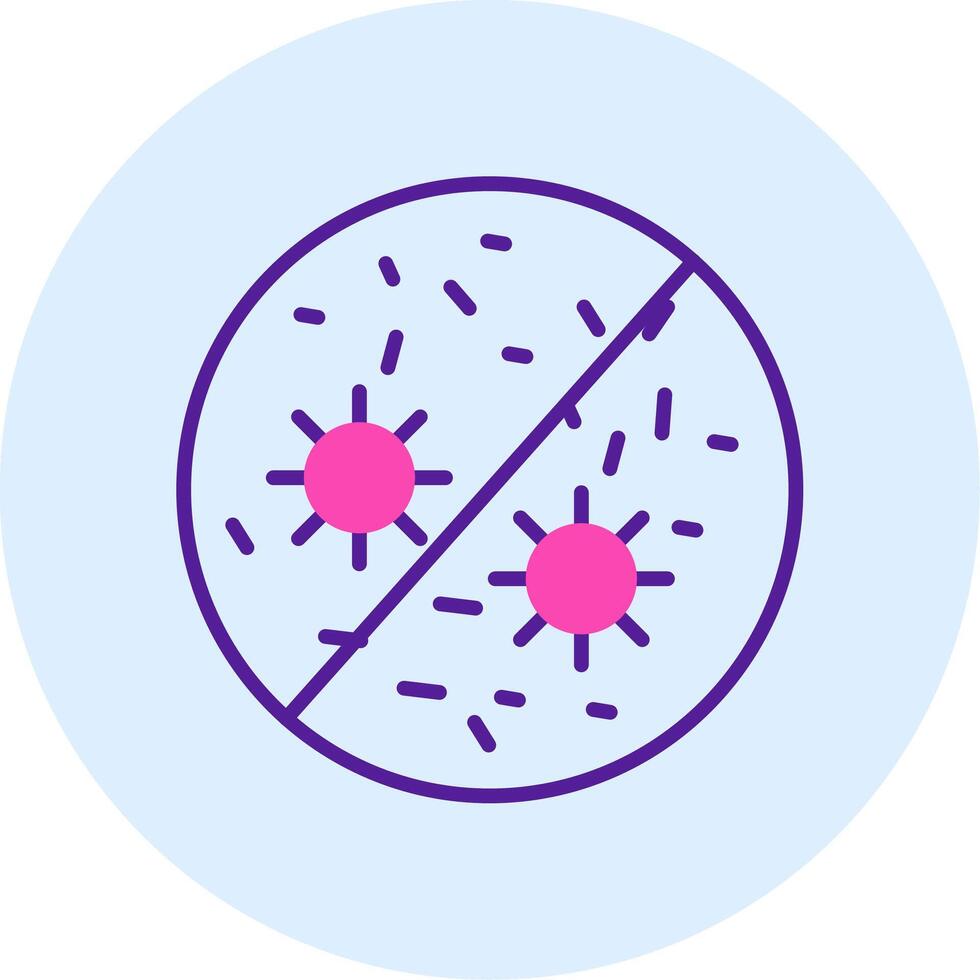 antibacteriano vecto icono vector