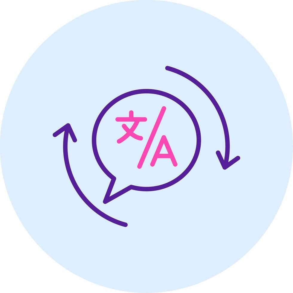 Translation Vecto Icon vector