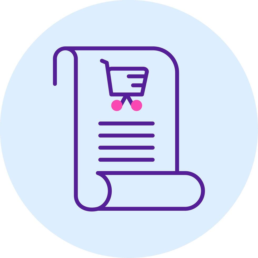 Shopping List Vecto Icon vector