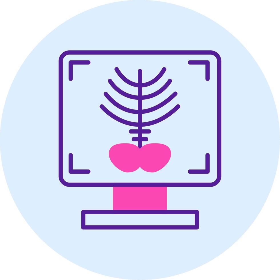 X-ray Bone Vecto Icon vector