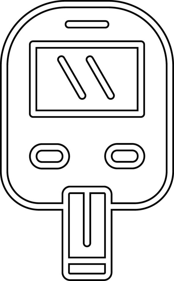 Glucometer Vecto Icon vector