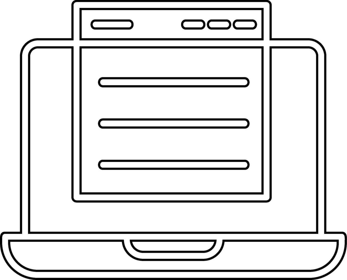 Website Vecto Icon vector