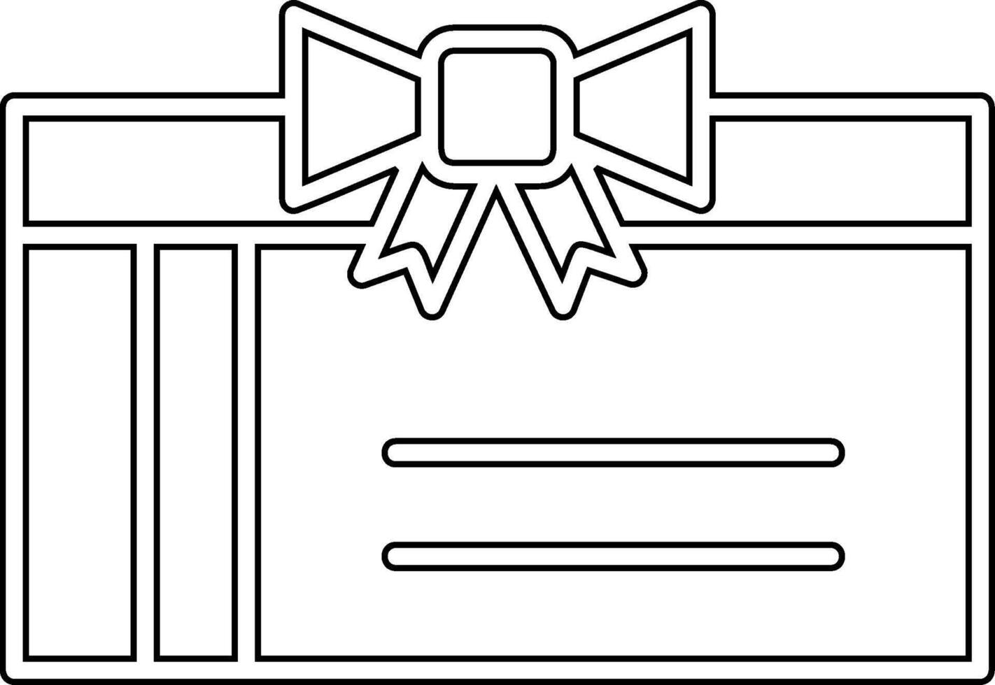 Gift Card Vecto Icon vector