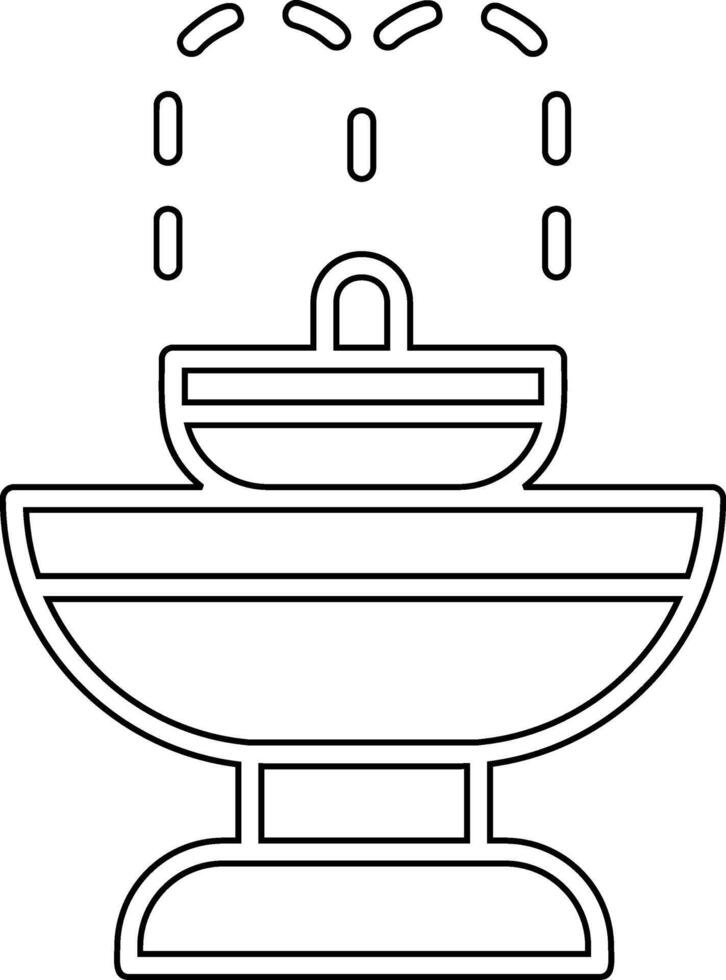 Fountain Vecto Icon vector
