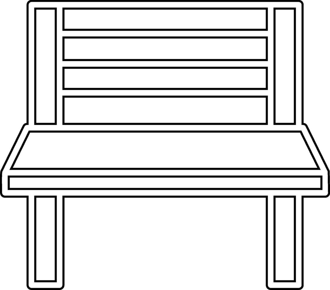 Bench Vecto Icon vector