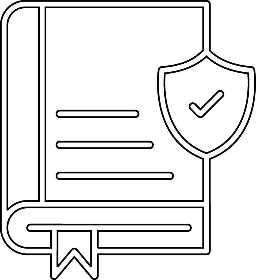 Book Secure Vecto Icon vector