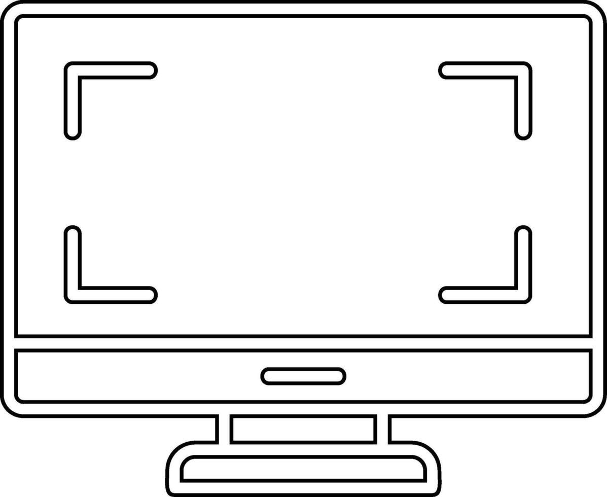 Monitor Vecto Icon vector