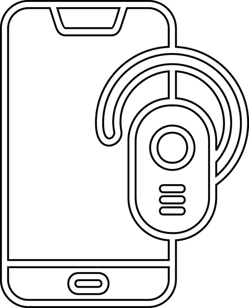 Earpiece Vecto Icon vector