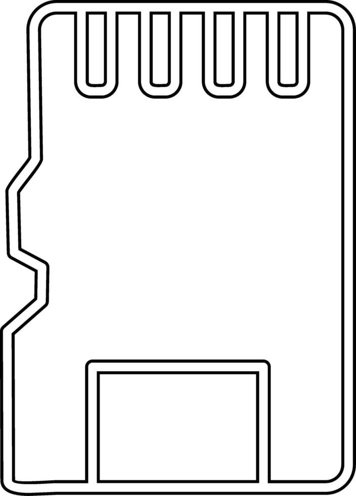 Sd Card Vecto Icon vector