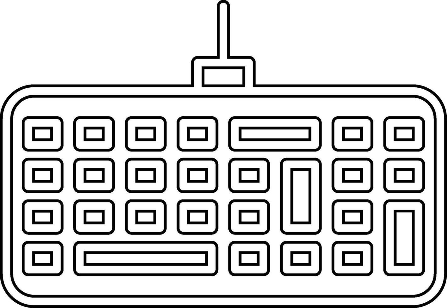Keyboard Vecto Icon vector