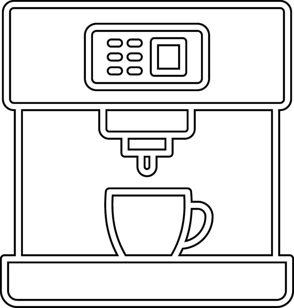 Coffee Machine Vecto Icon vector