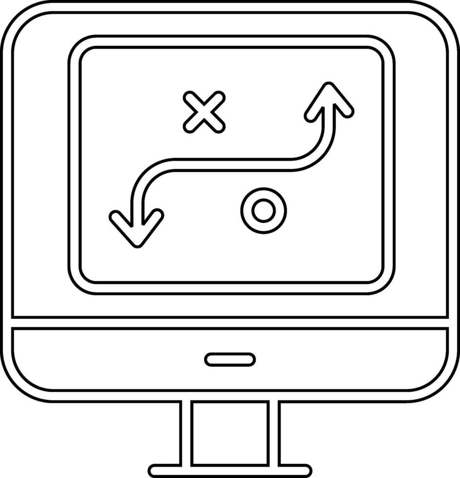 estrategia vecto icono vector