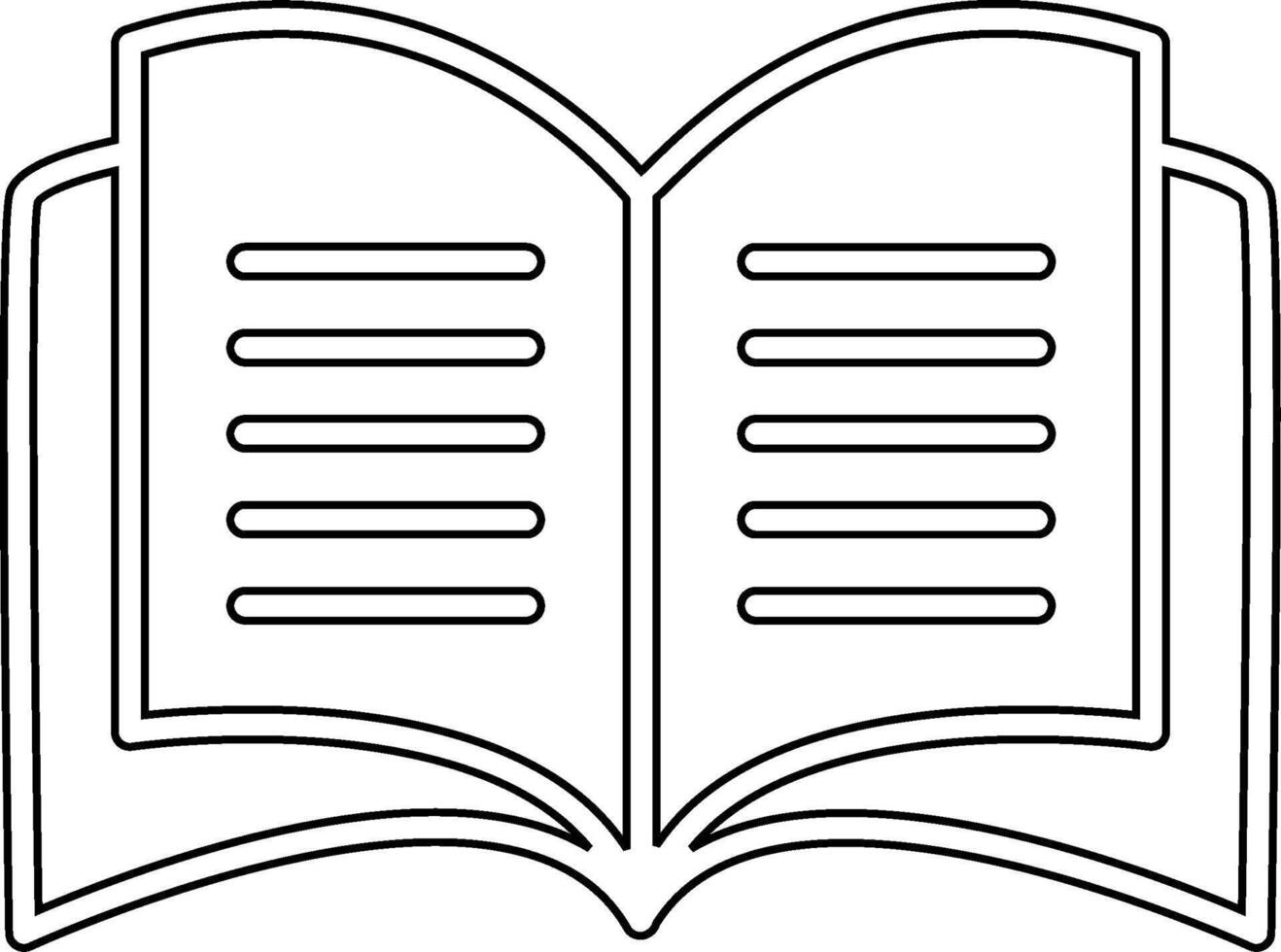 Open Book Vecto Icon vector