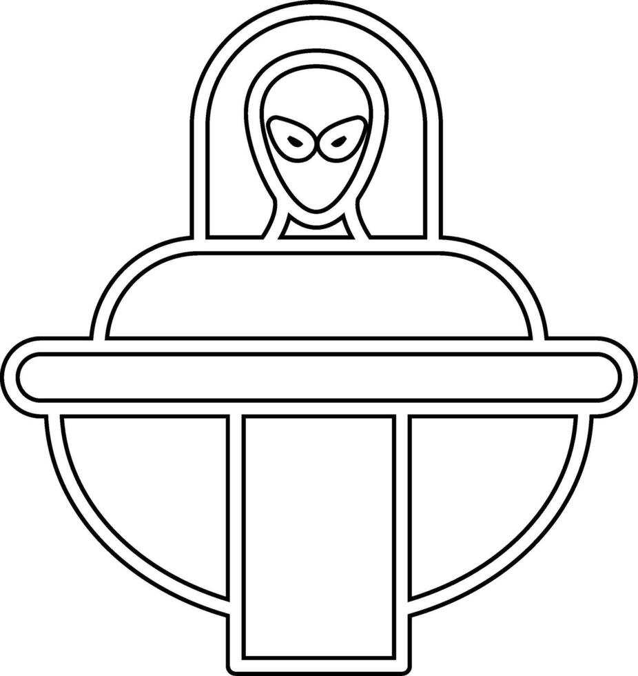 Spaceship Vecto Icon vector
