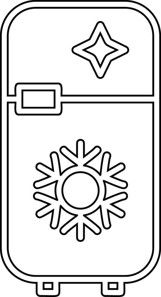 Fridge Vecto Icon vector