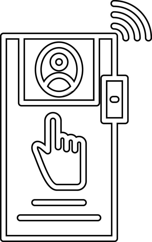 Door Camera Vecto Icon vector