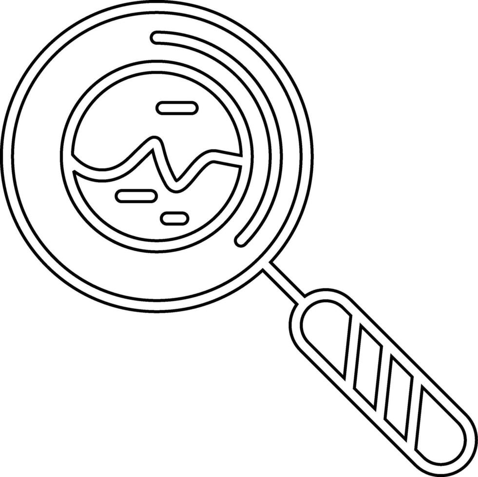 Magnifying Lens Vecto Icon vector