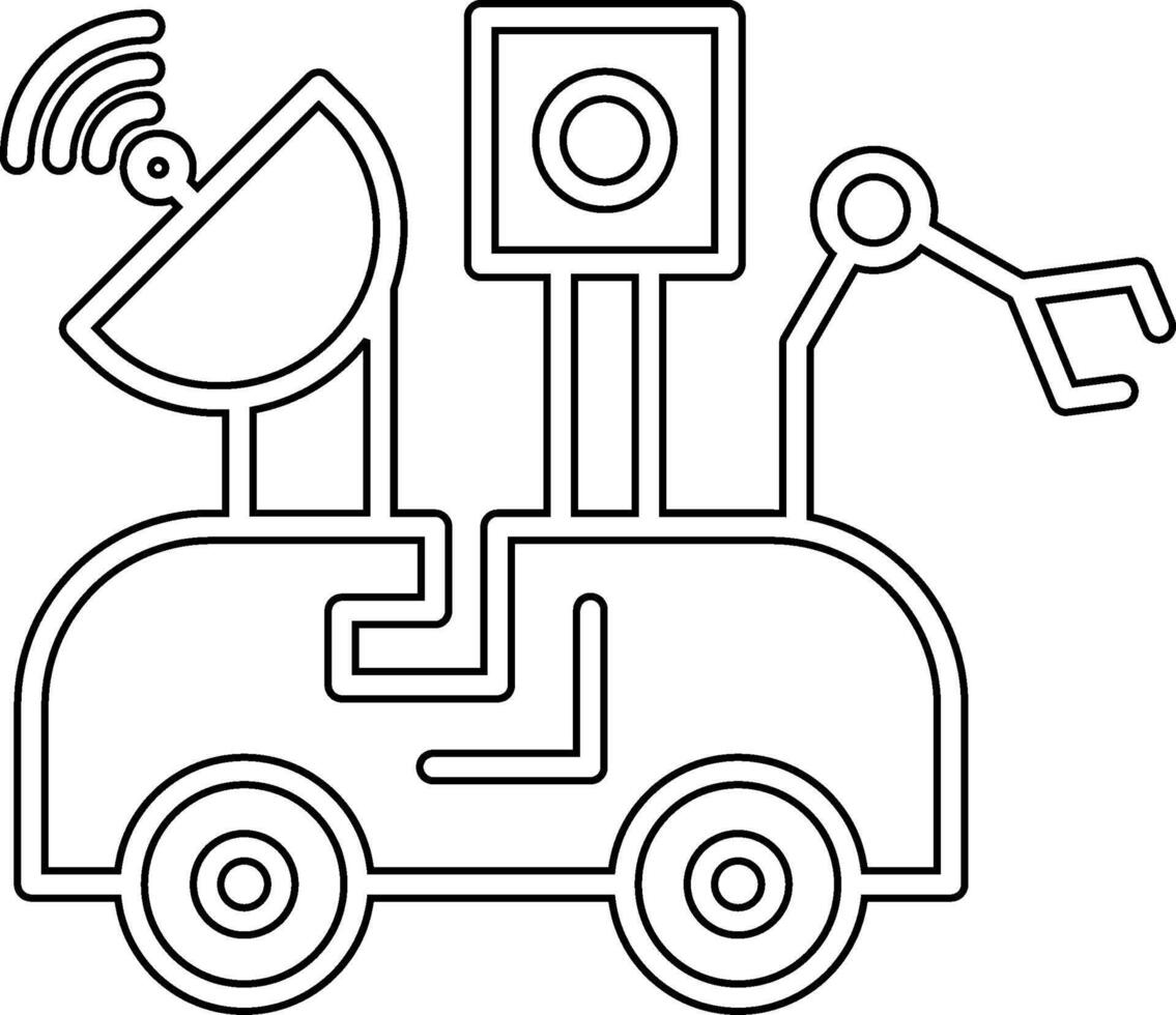 Moon Rover Vecto Icon vector