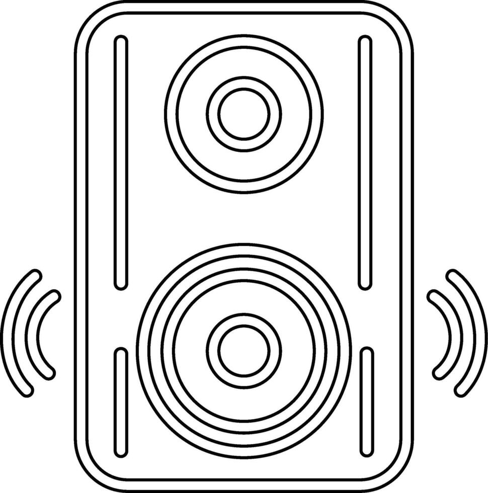 altavoz vecto icono vector