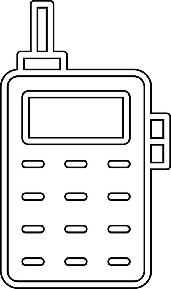 Old Phone Vecto Icon vector